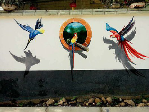 开封视觉错位-3D墙绘设计