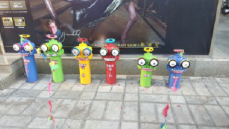 开封商业区彩绘