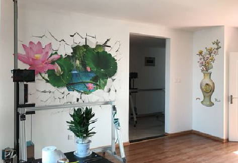 开封墙体彩绘相比墙纸的优势。