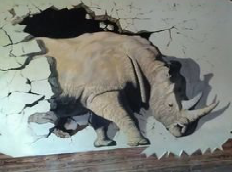 开封在墙绘中，如何绘制3D效果？